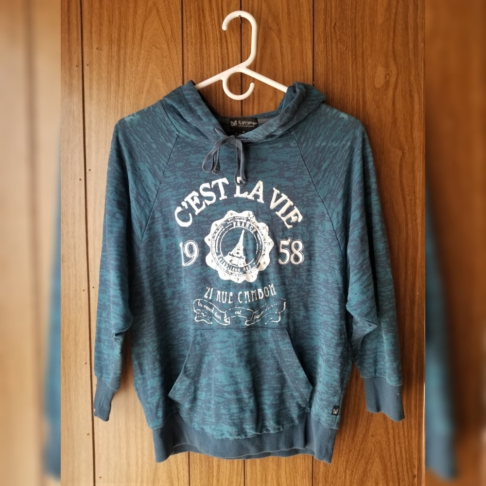 Women's C'est La Vie 3/4 Sleeve Hoodie